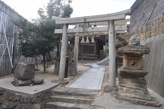 10.18日夜 魚瀬八神神社で神楽上演