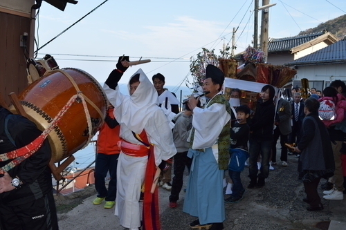 とんど宮練 音頭取